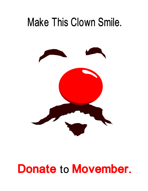 Sad Clown Mustache